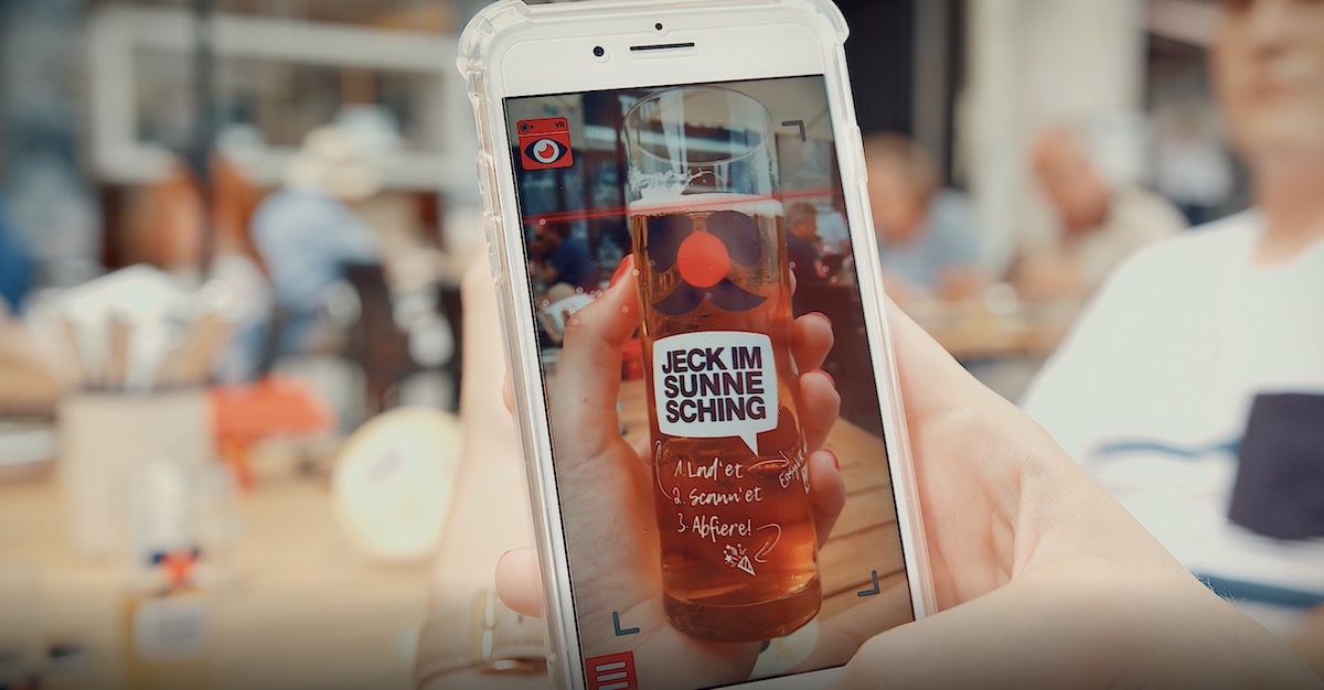 AR experiences with branded glasses